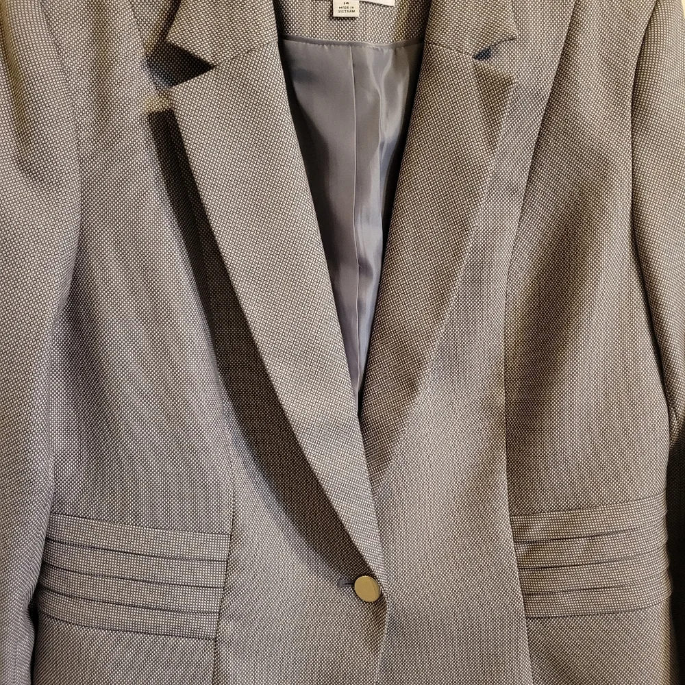 Calvin Klein Gray & White Jacket 14 - Picture 3 of 7